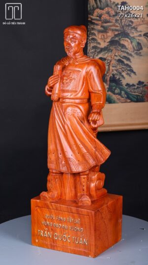 Hưng Đạo Đại Vương Trần Quốc Tuấn Gỗ Hương