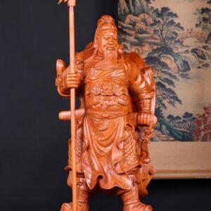 Quan Công Chống Đao Gỗ Hương