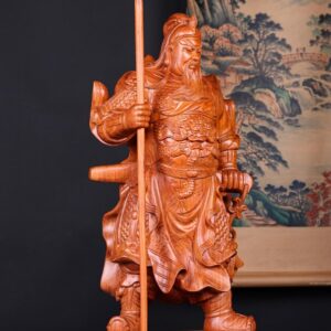 Quan Công Chống Đao Gỗ Hương