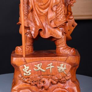 Quan Công Chống Đao Gỗ Hương