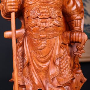 Quan Công Chống Đao Gỗ Hương