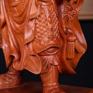 Quan Công Chống Đao Gỗ Hương