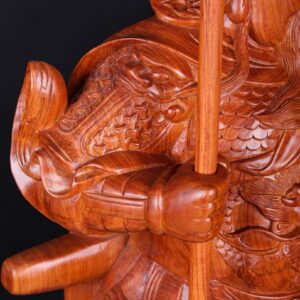 Quan Công Chống Đao Gỗ Hương