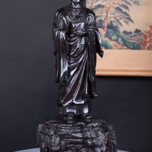 Phật Hoàng Trần Nhâ Tông Gỗ Tử Đàn