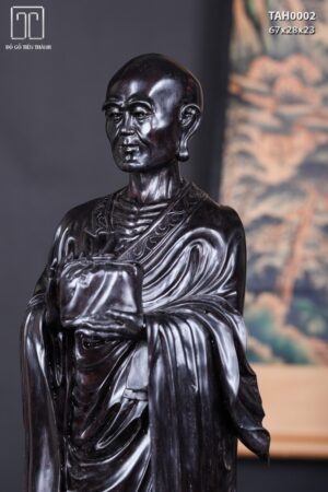 Phật Hoàng Trần Nhâ Tông Gỗ Tử Đàn