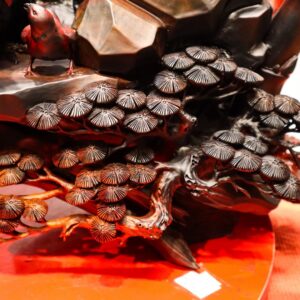 Gia Đình Gà Tứ Bình Gỗ Trắc