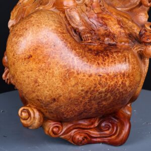 Phật Quan Âm Ngự Sen Gỗ Nu Hương