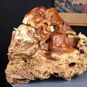 Đạt Ma Ngồi Thiền Gỗ Nu Hương