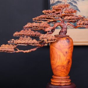 Bình Tùng Gỗ Sưa