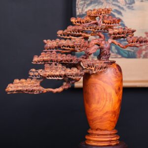 Bình Tùng Gỗ Sưa