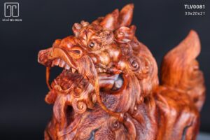 Hoả Kỳ Lân Gỗ Sưa