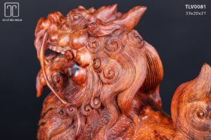 Hoả Kỳ Lân Gỗ Sưa
