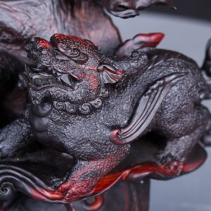 Song Tỳ Hưu Gỗ Nu Trắc