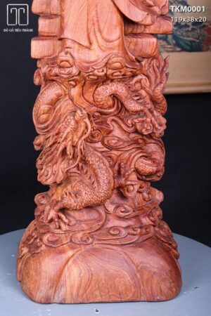 Khổng Minh Ngự Long Gỗ Hương