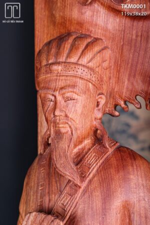 Khổng Minh Ngự Long Gỗ Hương