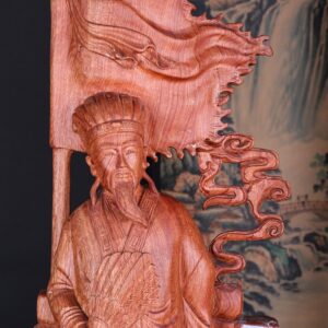 Khổng Minh Ngự Long Gỗ Hương