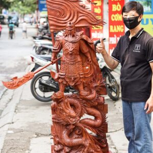 Quan Công Phục Long Gỗ Hương