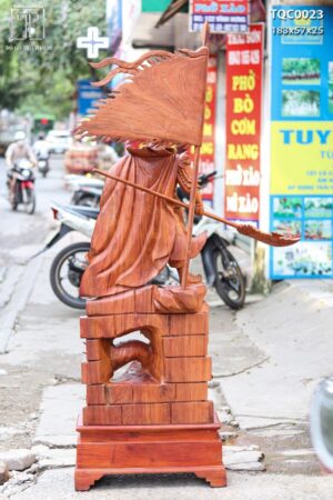 Quan Công Phục Long Gỗ Hương