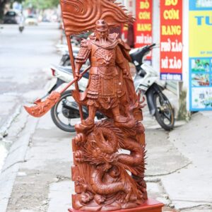 Quan Công Phục Long Gỗ Hương