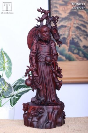 Đạt Ma Khất Thực Gỗ Tử Đàn