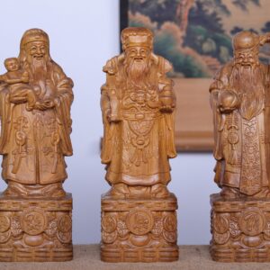 Tam Đa Phúc Lộc Thọ Gỗ Bách Xanh Mộc Châu