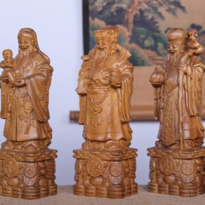 Tam Đa Phúc Lộc Thọ Gỗ Bách Xanh Mộc Châu