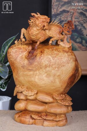 Kỳ Lân Gỗ Nu Hương