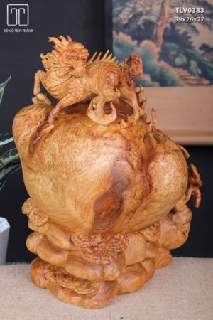 Kỳ Lân Gỗ Nu Hương