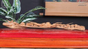 Cầu Gậy Như Ý Chim Trĩ Hoa Mai Gỗ Hoàng Đàn Tuyết Lạng Sơn