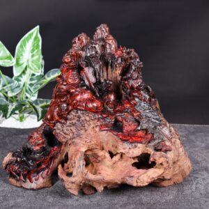 Di Lặc Tam Tiểu Gỗ Nu Trắc