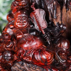 Di Lặc Tam Tiểu Gỗ Nu Trắc