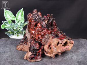 Di Lặc Tam Tiểu Gỗ Nu Trắc