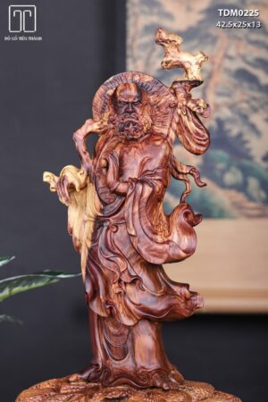 Tượng Đạt Ma Gỗ Cẩm