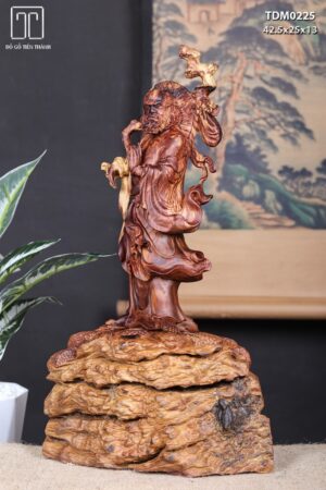 Tượng Đạt Ma Gỗ Cẩm