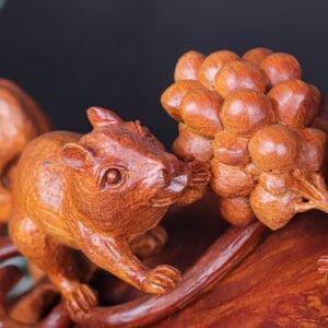 Bình Nho Sóc Gỗ Nu Hương