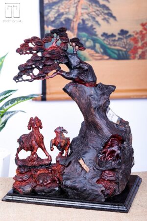 Tam Dương Đứng Tùng Gỗ Trắc