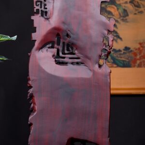 Phu Thê Viên Mãn Đôi Chim Công Gỗ Tử Đàn