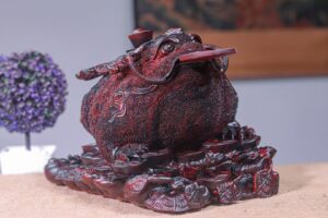 Thiềm Thừ Tài Lộc Gỗ Trắc