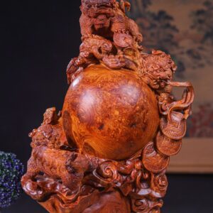 Tam Nghê Vờn Cầu Gỗ Nu Hương