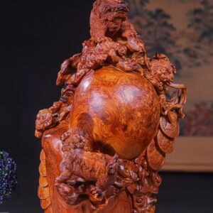Tam Nghê Vờn Cầu Gỗ Nu Hương