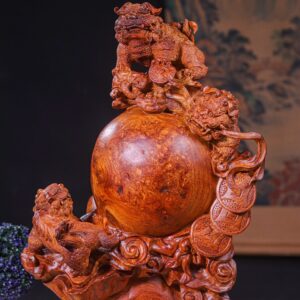 Tam Nghê Vờn Cầu Gỗ Nu Hương