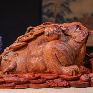 Cóc Thiềm Thừ Nhân Sâm Gỗ Hương