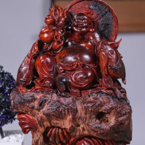 Di Lạc Song Ngư Gỗ Trắc