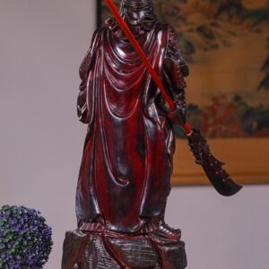 Quan Công Xách Đao Gỗ Tử Đàn