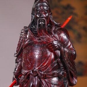Quan Công Xách Đao Gỗ Tử Đàn