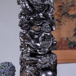 Đạt Ma Hàng Long Gỗ Mun Sừng Khánh Hoà