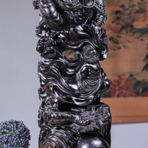 Đạt Ma Hàng Long Gỗ Mun Sừng Khánh Hoà