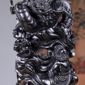 Đạt Ma Hàng Long Gỗ Mun Sừng Khánh Hoà
