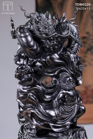 Đạt Ma Hàng Long Gỗ Mun Sừng Khánh Hoà