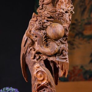Nhất Long Vờn Ngọc Gỗ Thuỷ Tùng